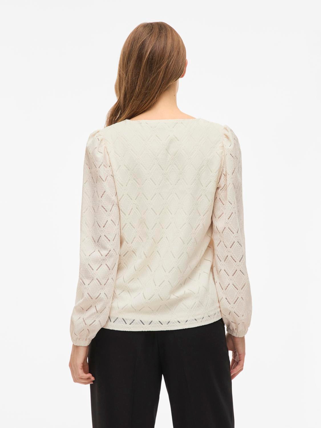 VIFERO Top - Birch - VERO MODA & VILA Bergvik